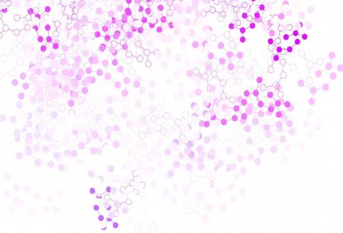 Açık Mor, yapay zeka yapısına sahip pembe vektör şablonu. Yapay zekanın bağlantı ve noktalarıyla soyut illüstrasyon. Teklif verilerinin tanıtımı için akıllı tasarım.