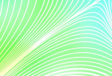 Düz çizgileri olan açık yeşil vektör düzeni. Soyut şablon üzerinde çizgileri olan renkli, parlak bir illüstrasyon. Güzel geçmişiniz için şablon.