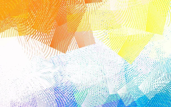 Светлый Многоцветный Векторный Фон Мокрыми Линиями Яркая Иллюстрация Состоящая Изогнутых — стоковый вектор