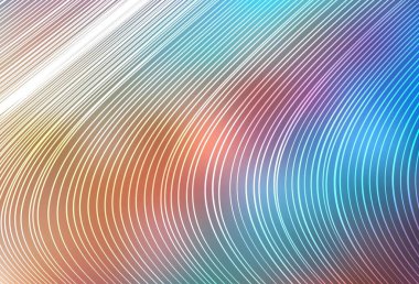 Açık mavi, renkli çizgileri olan sarı vektör dokusu. Çizgilerle modern geometrik soyut çizim. İş ilanınız için akıllı tasarım.