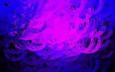 Koyu mor, pembe çizgili vektör deseni. Soyut tarzda gradyan çizgilerle akıllı illüstrasyon. İş tasarımınız için şablon.