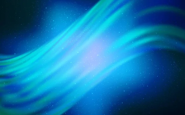 Темный Синий Векторный Фон Астронавтическими Звездами Яркая Иллюстрация Небесными Звездами — стоковый вектор