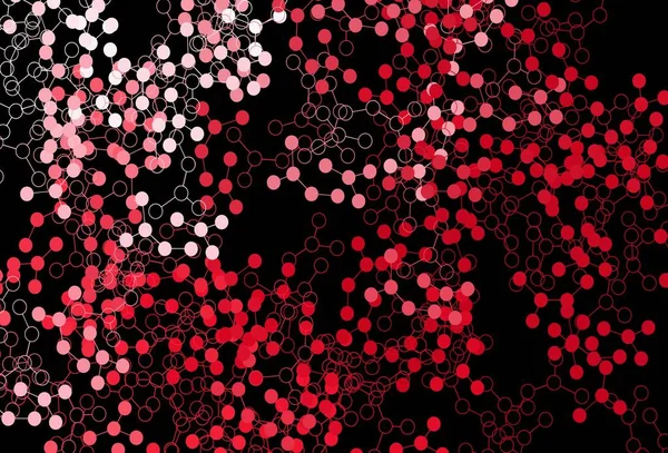 Темно Красный Векторный Фон Данными Искусственного Интеллекта Красочный Дизайн Простом — стоковый вектор