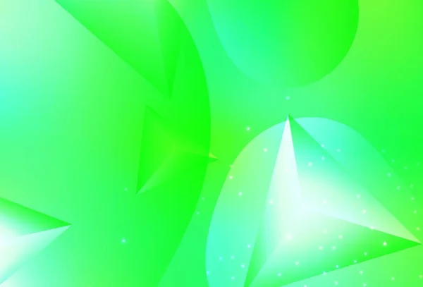 Светло Зеленый Желтый Вектор Декоративный Дизайн Стиле Фасона Треугольной Структурой — стоковый вектор