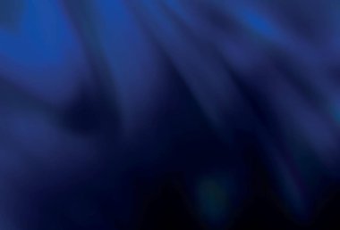 Koyu mavi vektör şablonu bulanıklaştırdı. Gradyan ile modern soyut çizim. İş tasarımınız için yeni biçim.