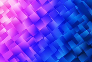 Pembe ışık, vektör degrade üçgenler şablon mavi. Üçgenler ile modern soyut resim. İşiniz için yeni tasarım.