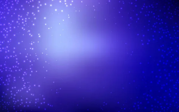 Hellviolette Vektortextur Mit Milchstraßensternen Raumsterne Auf Verschwommenem Abstrakten Hintergrund Mit — Stockvektor