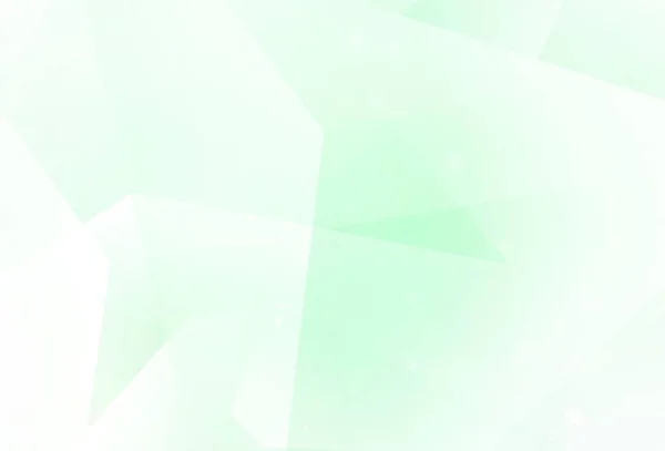 Hellgrünes Vektormuster Mit Polygonalem Stil Schöne Illustration Mit Dreiecken Naturstil — Stockvektor