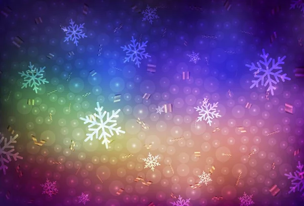 텍스처의 스타일이다 눈송이와 크리스마스 활자체 활자체의 — 스톡 벡터