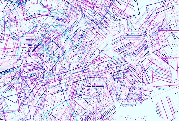 Agencement Vectoriel Multicolore Clair Avec Cercles Lignes Rectangles Illustration Abstraite — Image vectorielle