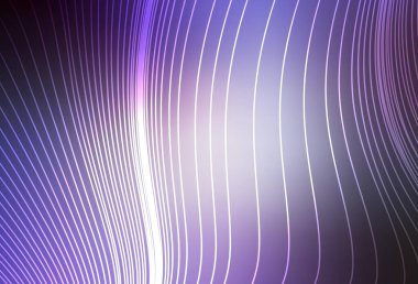 Renkli çizgileri olan açık mor vektör dokusu. Bulanık arkaplanda gradyanı olan çizgiler. Güzel geçmişiniz için şablon.