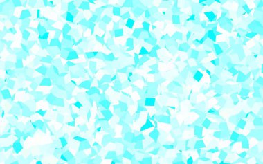 Açık mavi, kaotik şekilli yeşil vektör şablonu. Soyut tarzda rengarenk gradyan şekilleri olan bir resim. Kartvizitiniz için modern tasarım.