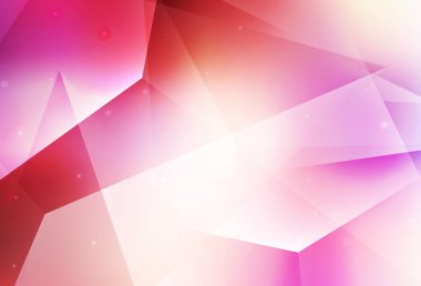 Açık Kırmızı, sarı vektör arkaplan, çizgiler, üçgenler. Doğa tarzında üçgenleri olan güzel bir çizim. Kartvizitiniz için modern tasarım.