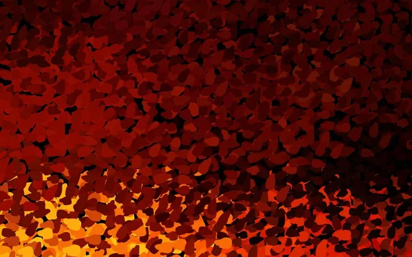 Dark Orange Vektorové Pozadí Abstraktními Tvary Ilustrace Barevnými Tvary Přechodu — Stockový vektor