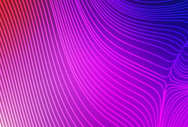 Açık Mor, tekrarlanan çubuklu pembe vektör şablonu. Keskin çizgili parlak renkli çizimler. Reklamınız, posteriniz, afişiniz için en iyi tasarım.