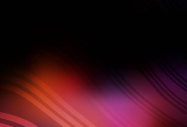 Lacivert, kırmızı çizgili vektör arkaplan. Değişken çizgileri olan renkli soyut çizimler. Posterler ve afişler için iş tasarımı.