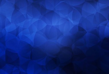 Koyu mavi vektör üçgen çizim. Gradyanı olan üçgen geometrik örnek. Web siteniz için yeni bir doku.