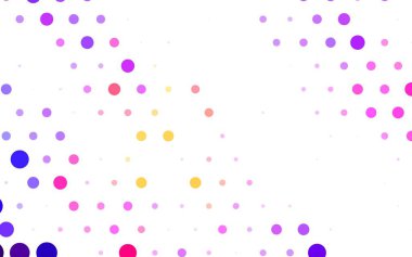 Açık mavi, kırmızı vektör. Güzel renkli illüstrasyon. Doğa tarzında bulanık daireler. Bulanık yağmur damlaları olan soyut bir çizim. İniş sayfası için modern şablon.