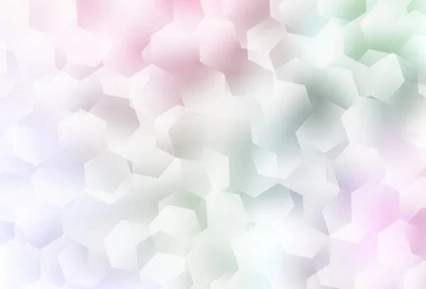Licht Roze Gele Vector Glanzende Driehoekige Achtergrond Schitterende Kleurrijke Illustratie — Stockvector