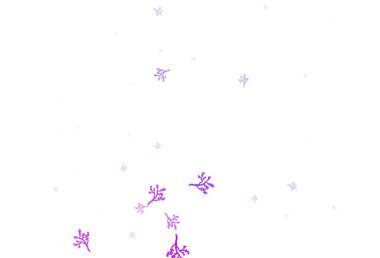 Açık mavi, Sakura ile doğal kırmızı vektör çizimi. Beyaz arka planda Hint tarzı dekoratif tasarım. Ağ ve ambalaj için elle boyanmış tasarım.