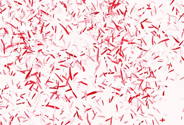 Шаблон Светло Красного Вектора Повторяющимися Палками Линии Размытом Абстрактном Фоне — стоковый вектор
