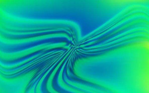 Modèle Vectoriel Vert Clair Avec Des Lignes Douces Illustration Colorée — Image vectorielle