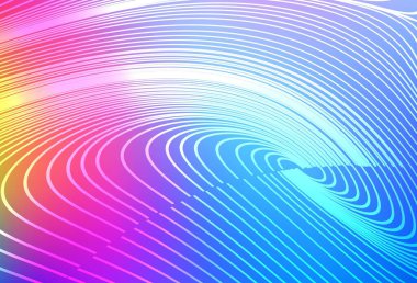 Açık mavi, keskin çizgileri olan kırmızı vektör deseni. Renkli çubuklarla, soyut çizimler. İş ilanınız için akıllı tasarım.