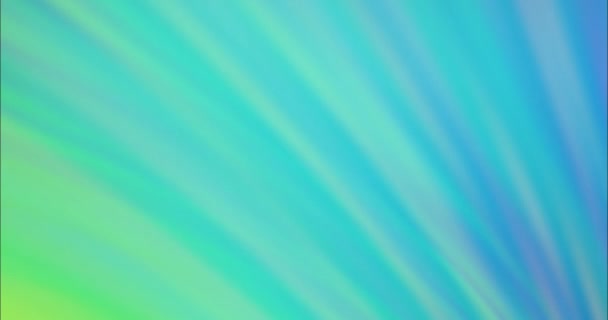 Lichtblauwe Groene Lussen Animatie Met Gradiënt Kleuren — Stockvideo