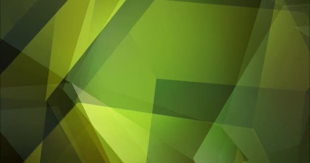 Dark Green Polygonal Animation Lines Triangles Abstract Gradient Multicolor Background — Stock Video