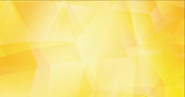 Sarı çokgen çizgi ve üçgenli animasyon. Hareket tarzında soyut gradyan çok renkli arkaplan. 4K döngü videosu