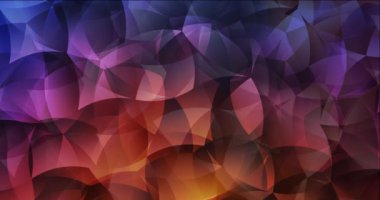  Renkli altıgenli koyu renkli döngü canlandırması