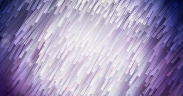 Циклічне Відео Яскравими Лініями Світла Фіолетовому Фоні Абстрактне Голографічне Поняття — стокове відео