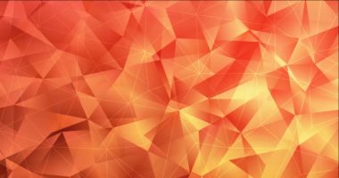 Animasyon hareketli slayt gösterisi döngüsü. Gradyan üçgen deseni. Zarif üçgenleri olan soyut çizimler. Dizaynınız için üçgen desen.