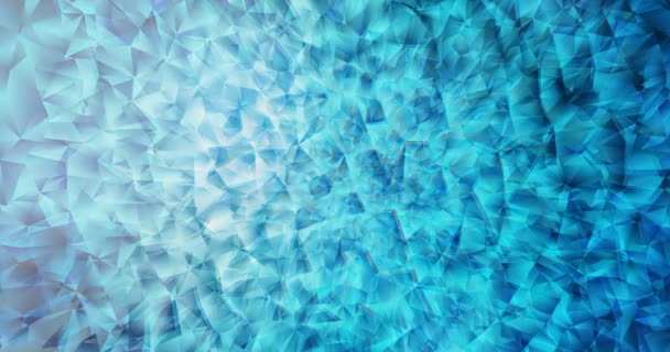 Цикл Анимированных Движущихся Слайд Шоу Градиентный Треугольник Блестящие Абстрактные Иллюстрации — стоковое видео