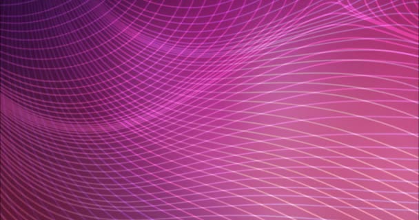 波と4Kループビデオ 動きのある抽象的なホログラフィック概念 ウェブサイトのためのスライドショー — ストック動画