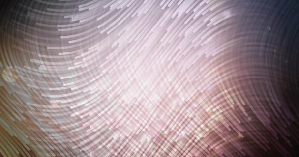 Циклічне Відео Лініями Хвилями Абстрактне Голографічне Поняття Стилі Руху Показ — стокове відео