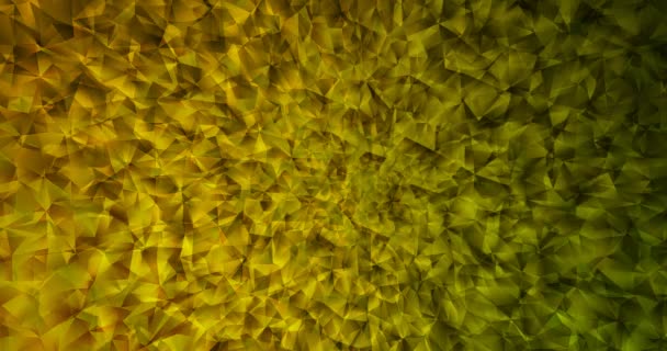 Цикл Анимированных Движущихся Слайд Шоу Градиентный Треугольник Блестящие Абстрактные Иллюстрации — стоковое видео