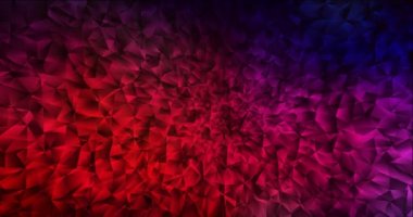 Animasyon hareketli slayt gösterisi döngüsü. Gradyan üçgen deseni. Zarif üçgenleri olan soyut çizimler. Dizaynınız için üçgen desen.