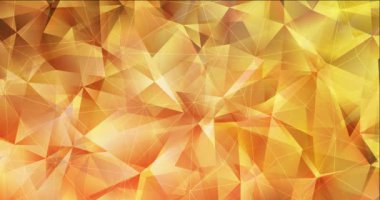 Animasyon hareketli slayt gösterisi döngüsü. Gradyan üçgen deseni. Zarif üçgenleri olan soyut çizimler. Dizaynınız için üçgen desen.