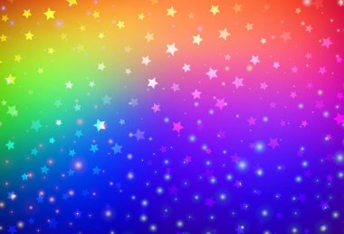 Xmas tarzında çok renkli vektör arkaplanı. Renkli Noel şeyleri ile soyut gradyan çizimi. Harfler ve tipografi için şablon.