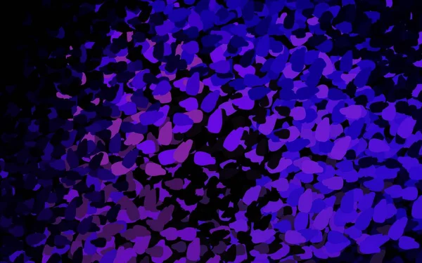 Dark Purple Patrón Vectorial Rosa Con Formas Aleatorias Ilustración Colorida — Archivo Imágenes Vectoriales