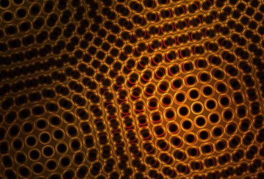 Noktalı koyu turuncu vektör arkaplanı. Bulanık yağmur damlaları olan soyut bir çizim. Fütürist reklamlar ve kitapçıklar için şablon.