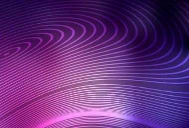 Wry çizgileri olan koyu pembe vektör arkaplan. Eğimli çizgileri olan zarif parlak bir illüstrasyon. İşiniz için en iyi tasarım.