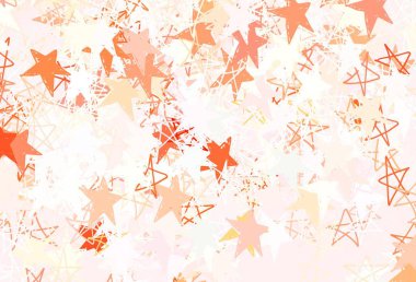 Açık yeşil, parlak yıldızlı kırmızı vektör düzeni. Bulanık dekoratif dizayn yıldızlı basit bir stilde. Astronomi web siteleri için desen.