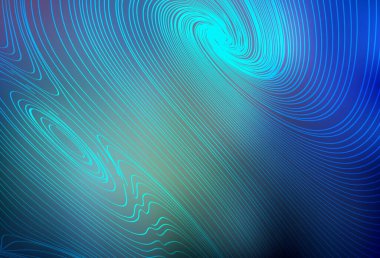 Eğri çizgileri olan hafif BLUE vektör dokusu. Alnında çizgiler olan soyut bir çizim. Reklamınız için yepyeni tasarım..