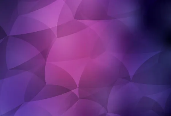 Violet Foncé Disposition Vectorielle Rose Avec Lignes Triangles Design Décoratif — Image vectorielle