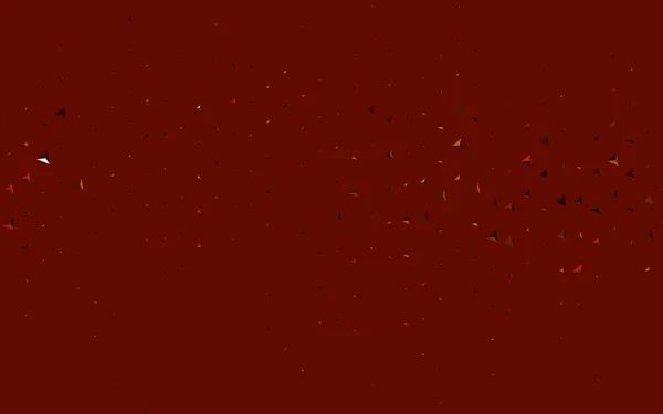 Темно Жовта Векторна Текстура Трикутним Стилем Абстрактна Градієнтна Ілюстрація Трикутниками — стоковий вектор