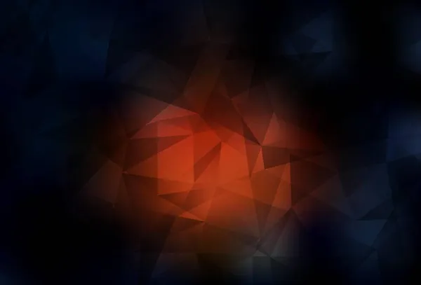 暗い赤ベクトル多角形の抽象的な背景 キラキラ エレガントな三角形の抽象的なイラスト あなたの背景のテクスチャ パターン — ストックベクタ