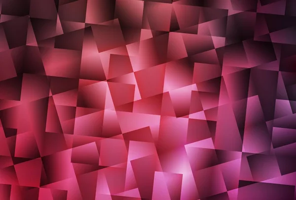 Hellrosa Roter Vektorhintergrund Polygonalen Stil Abstrakte Verlaufsdarstellung Mit Rechtecken Die — Stockvektor