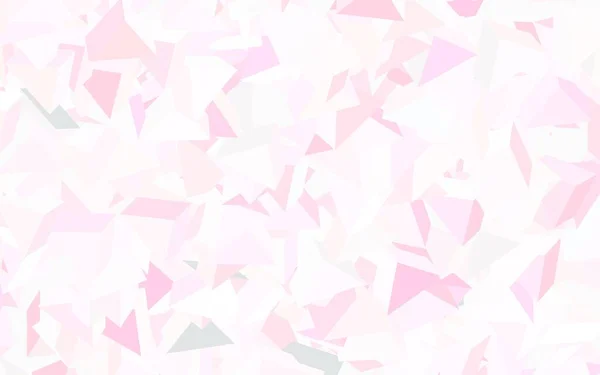 Светло Фиолетовый Векторный Фон Треугольниками Декоративный Дизайн Абстрактном Стиле Треугольниками — стоковый вектор